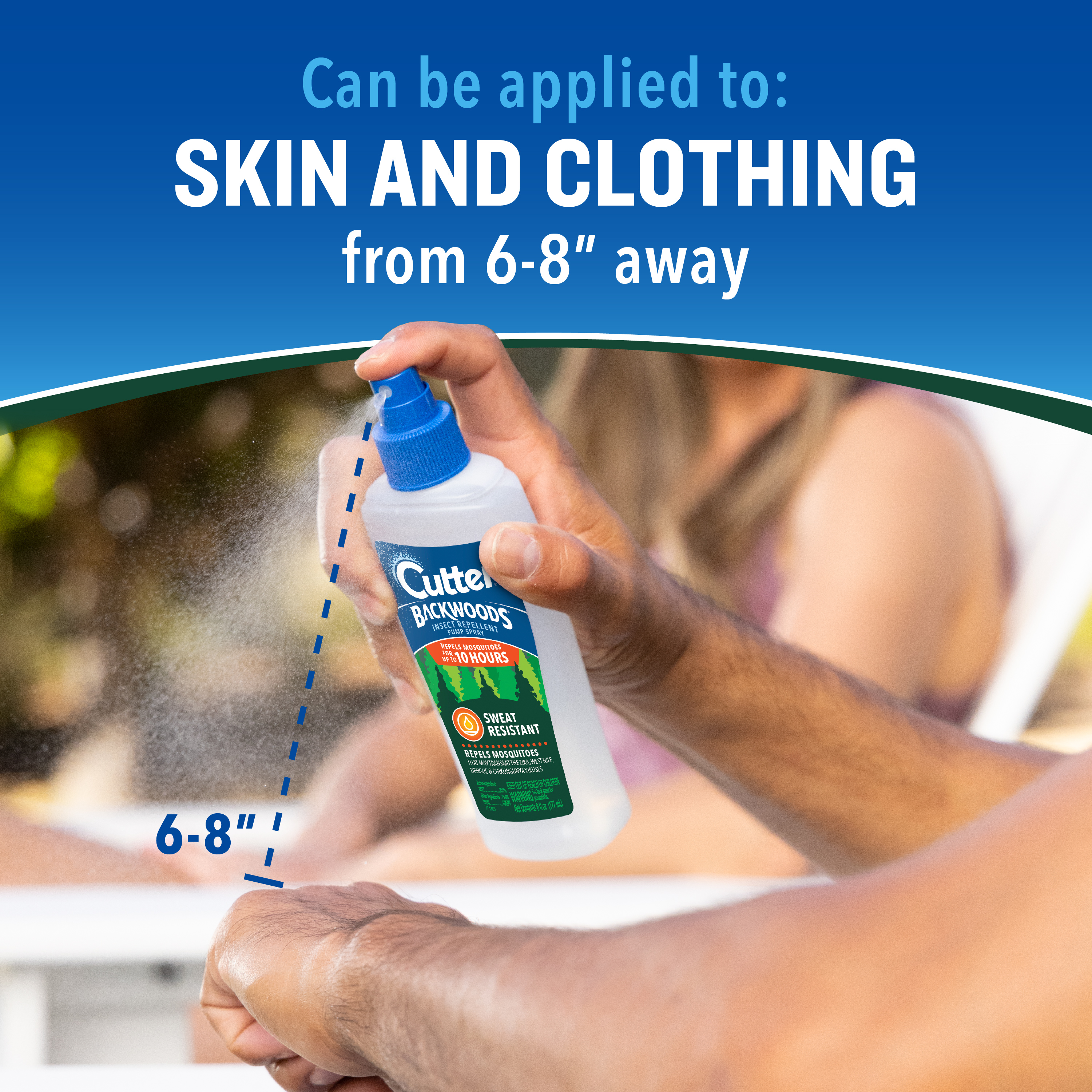 HG-96284 Backwoods Spray Pump 6oz Application Directions